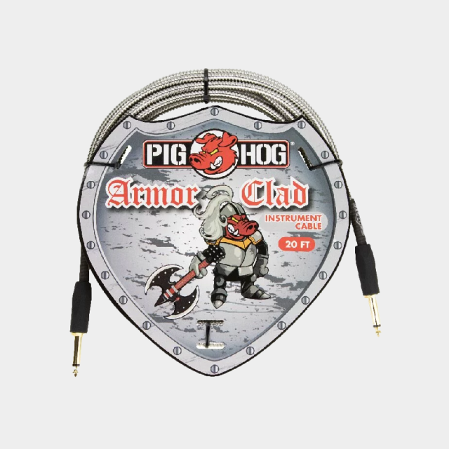 PIG HOG  雙直頭金屬外皮 金屬導線 20FT