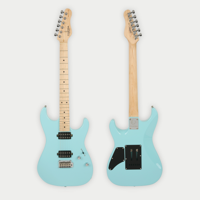 Corona Modern Standard ST M22F/L 電吉他 海豚藍