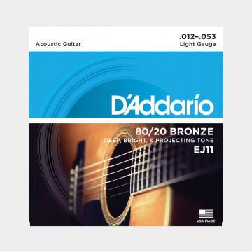 D'Addario 80/20 BRONZE EJ11 (12-53)