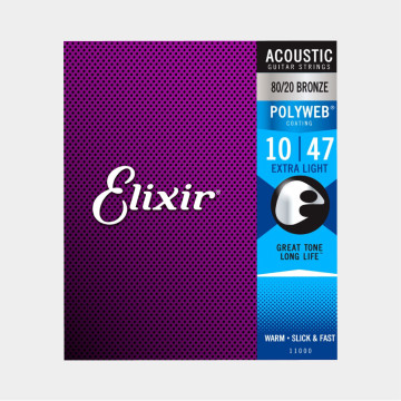 Elixir Polyweb 80/20 Bronze (10-47)